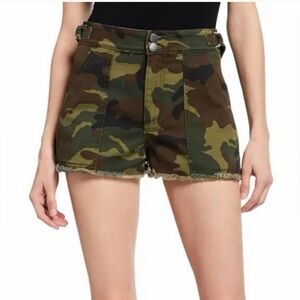 Alice and Olivia Camo Shorts